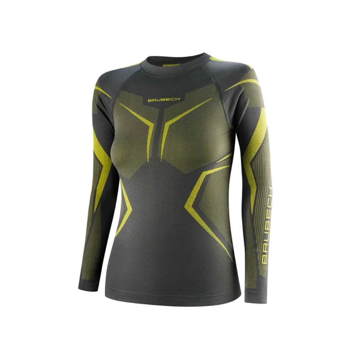 Brubeck Dry s dlouhým rukávem LS1736W BLACK / GRAPHITE - M - Veľkosť: M | Farba: čierna · záber 5