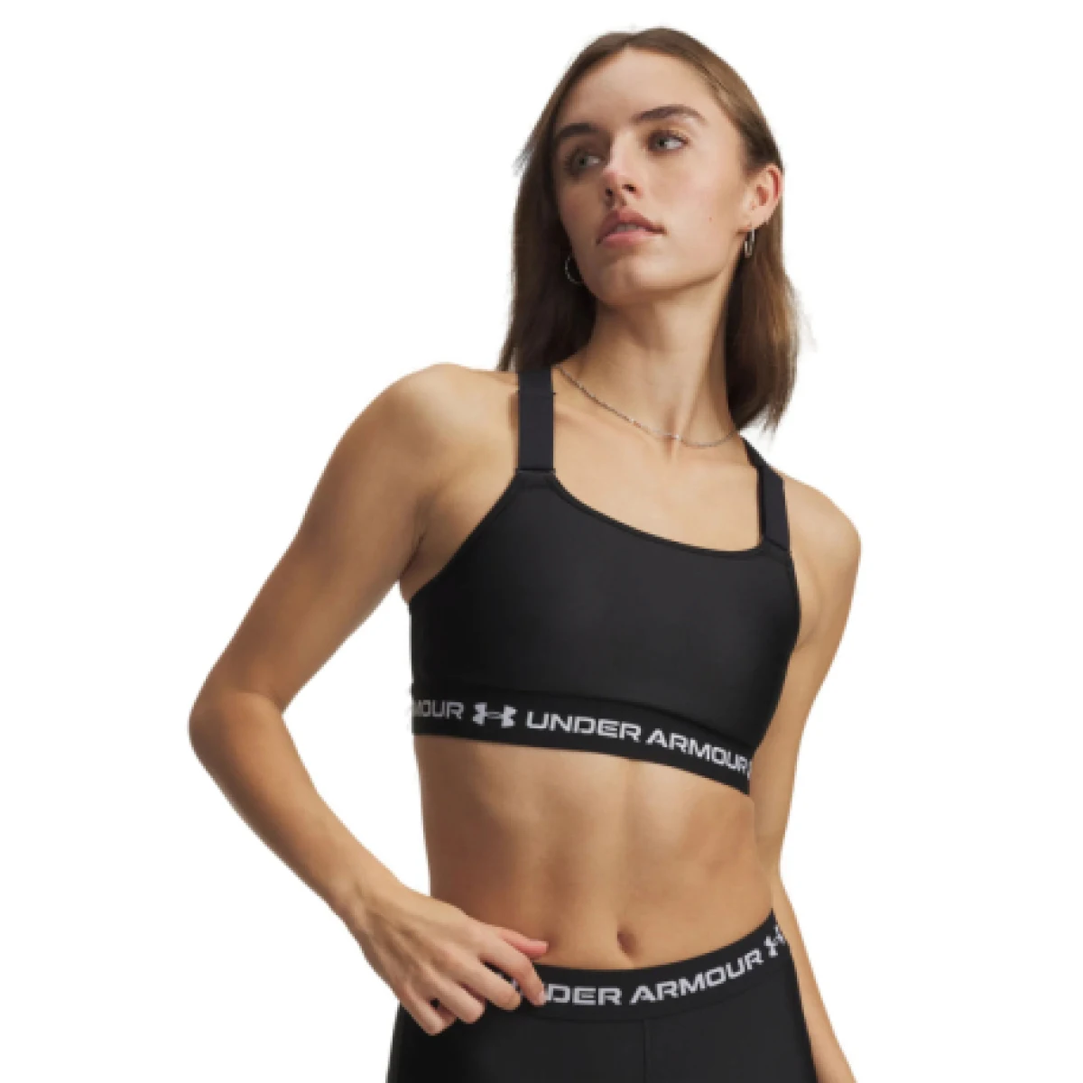 Kompresná podprsenka UNDER ARMOUR HeatGear High-BLK · záber 1