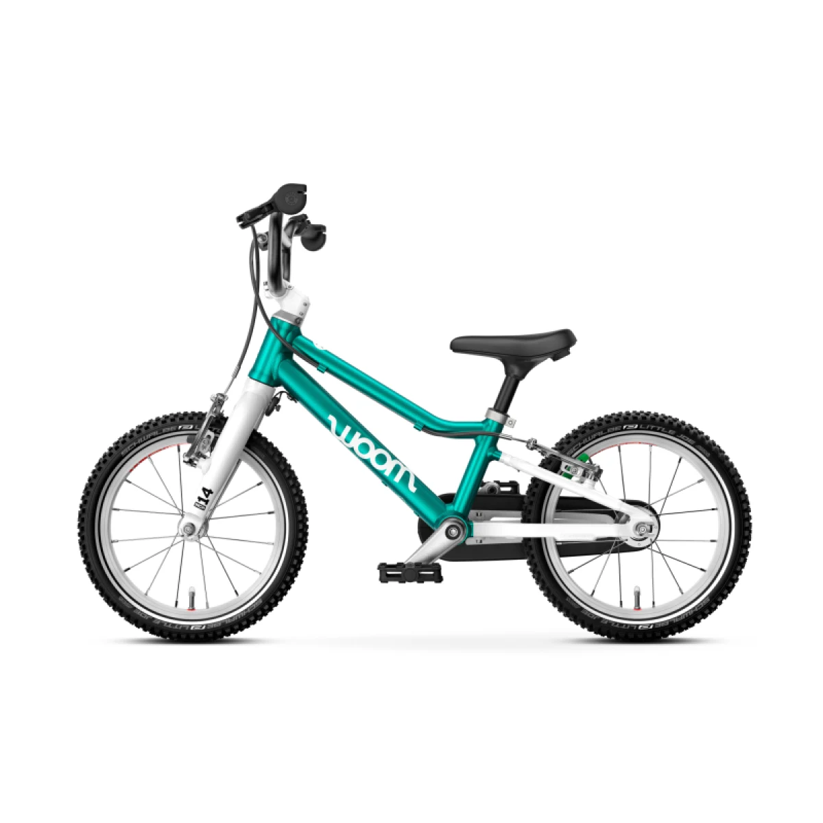 Gyerek városi kerékpár WOOM GO 2, metallic turquoise · záber 3