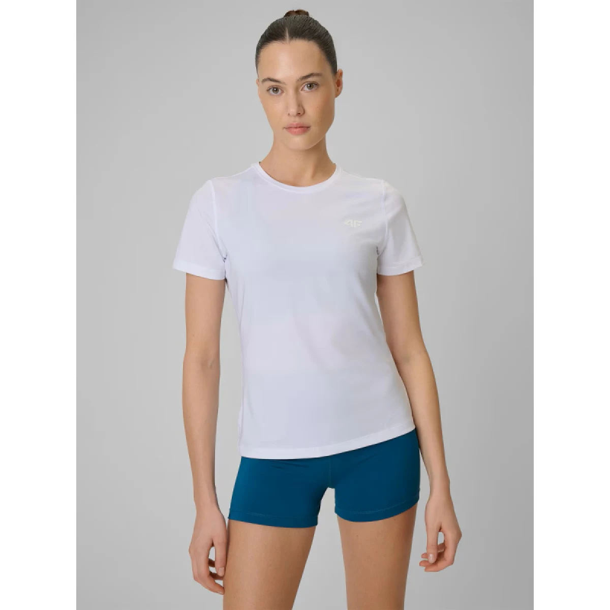 Dámske tréningové tričko s krátkym rukávom 4F TSHIRT FNK F1846-10S-WHITE · záber 2