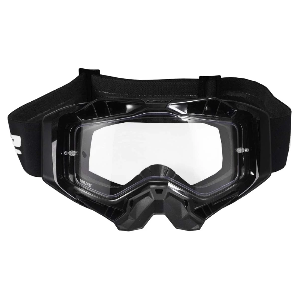 LS2 Aura Black číre sklo · záber 1