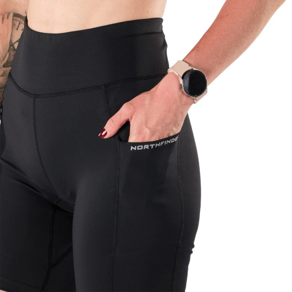 Dámske turistické kraťasy NORTHFINDER MARIBE-269black · záber 5