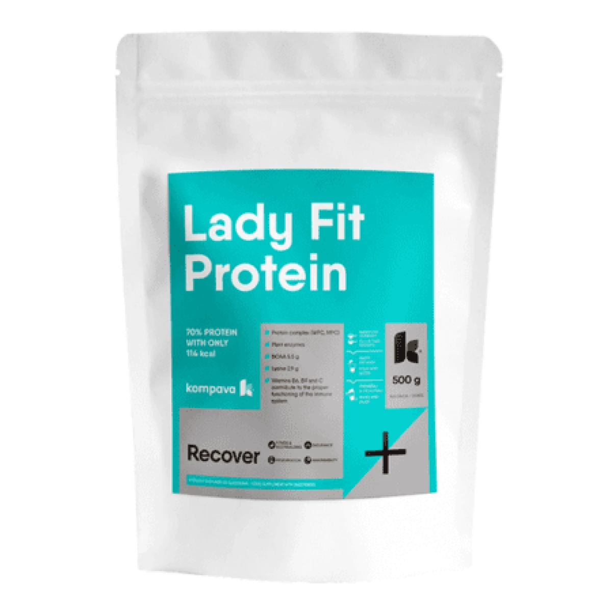 KOMPAVA Lady fit protein príchuť čokoláda 500 g · záber 1