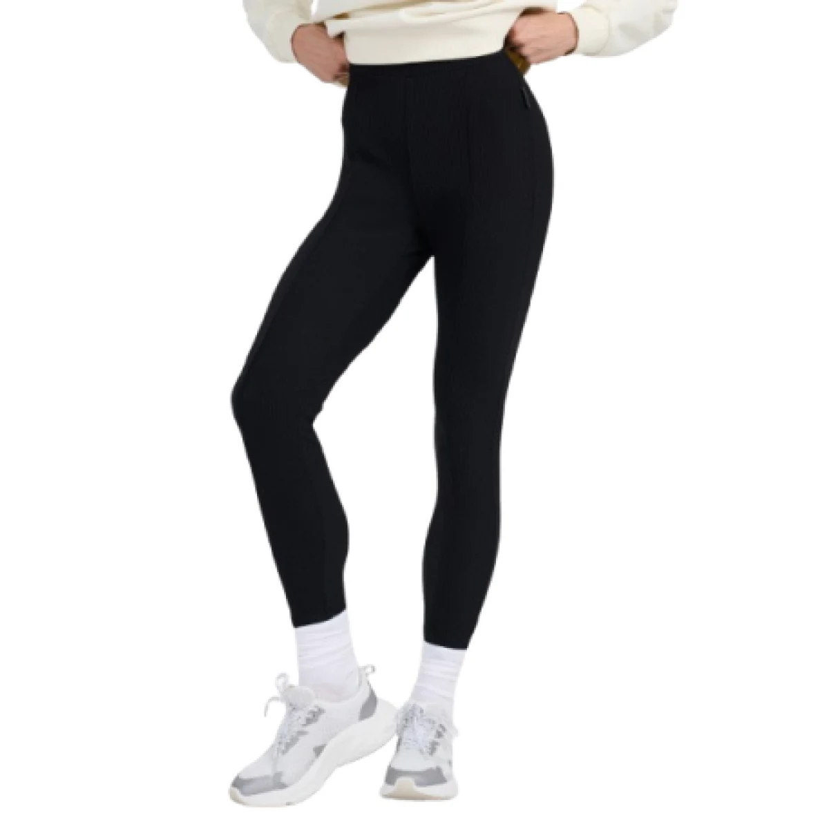 Dámske legíny 4F TIGHTS CAS F237-WAW25TTIGF237-20S-DEEP BLACK · záber 1