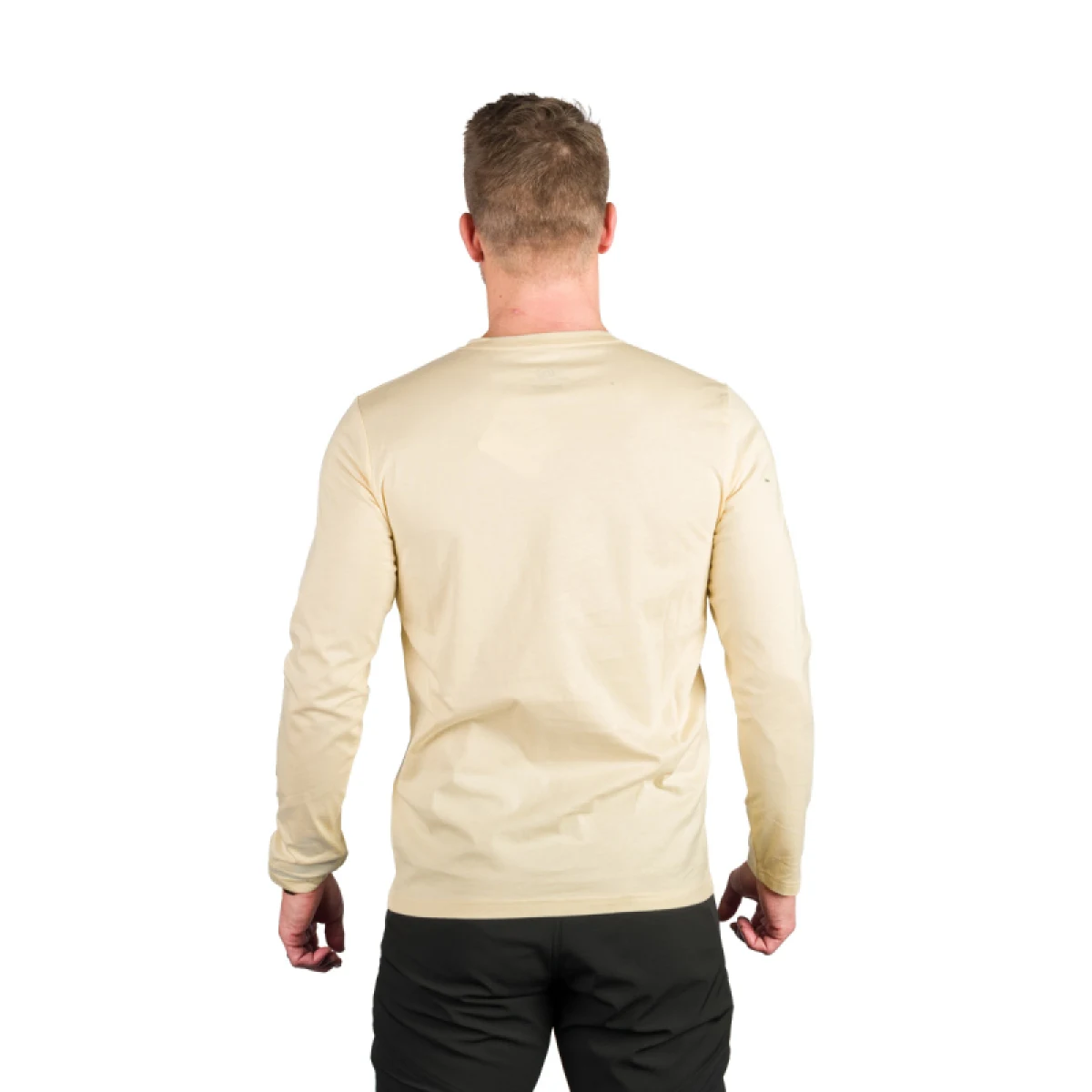 Pánske turistické tričko s dlhým rukávom NORTHFINDER DACSO-529creamwhite · záber 4