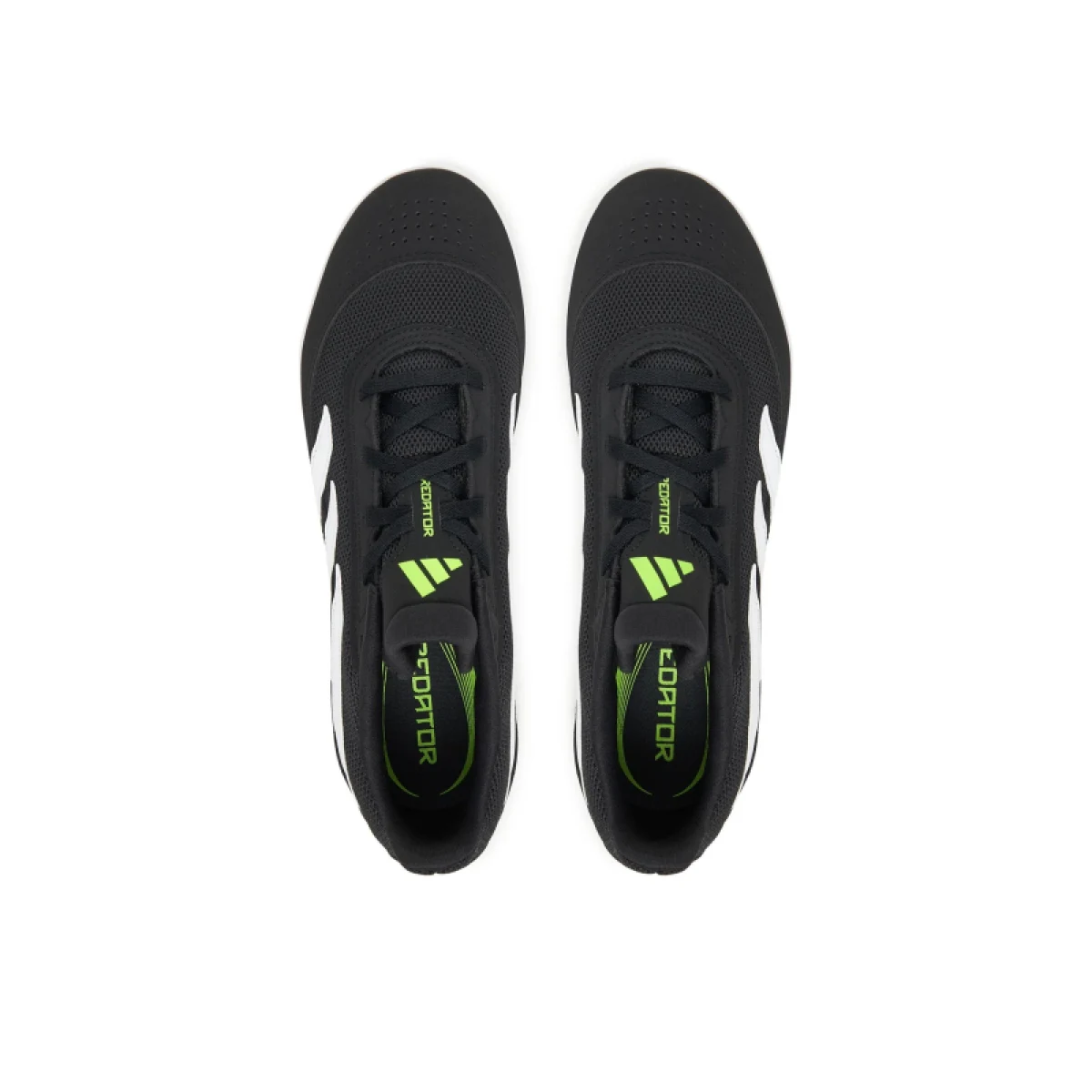 Pánske futbalové kopačky halové ADIDAS Predator Club M IC core black cloud white lucid lemon · záber 3