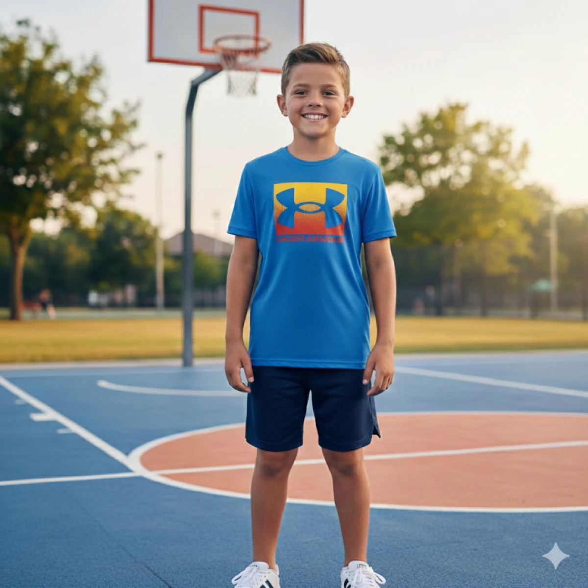 Chlapčenské tričko s krátkym rukávom UNDER ARMOUR UA B BOXED SPORTS UPDATE SS · záber 4