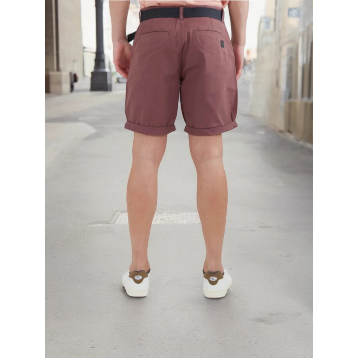 Pánské kraťasy FUNDANGO North Shore Chino Shorts-385-mauve · záber 5