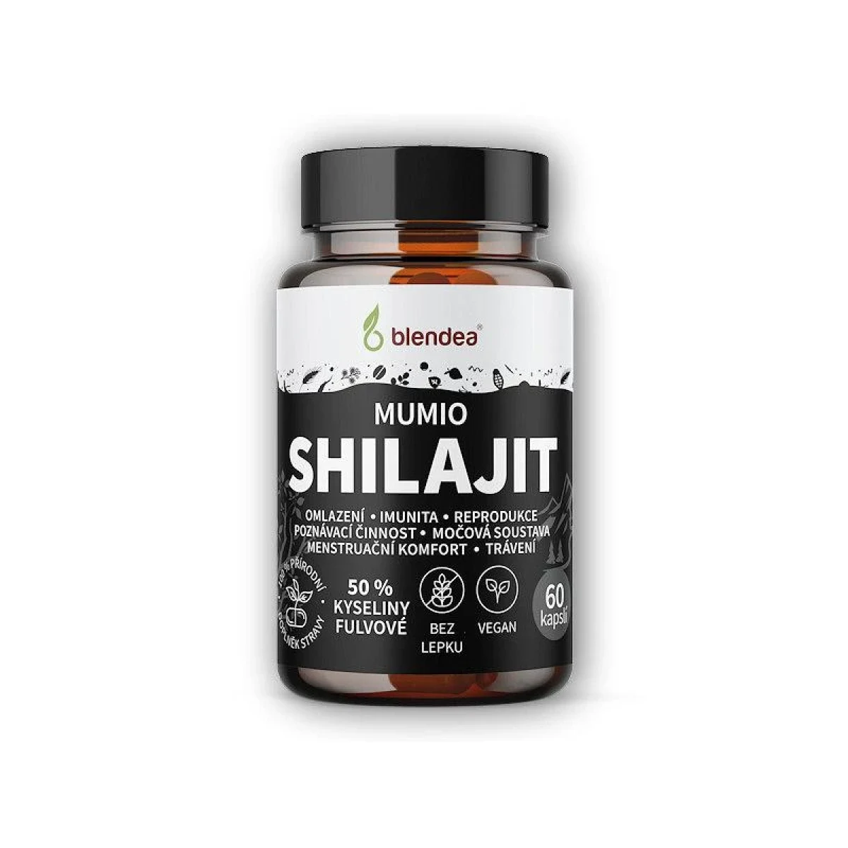 Blendea Shilajit extrakt 60 kapslí · záber 1