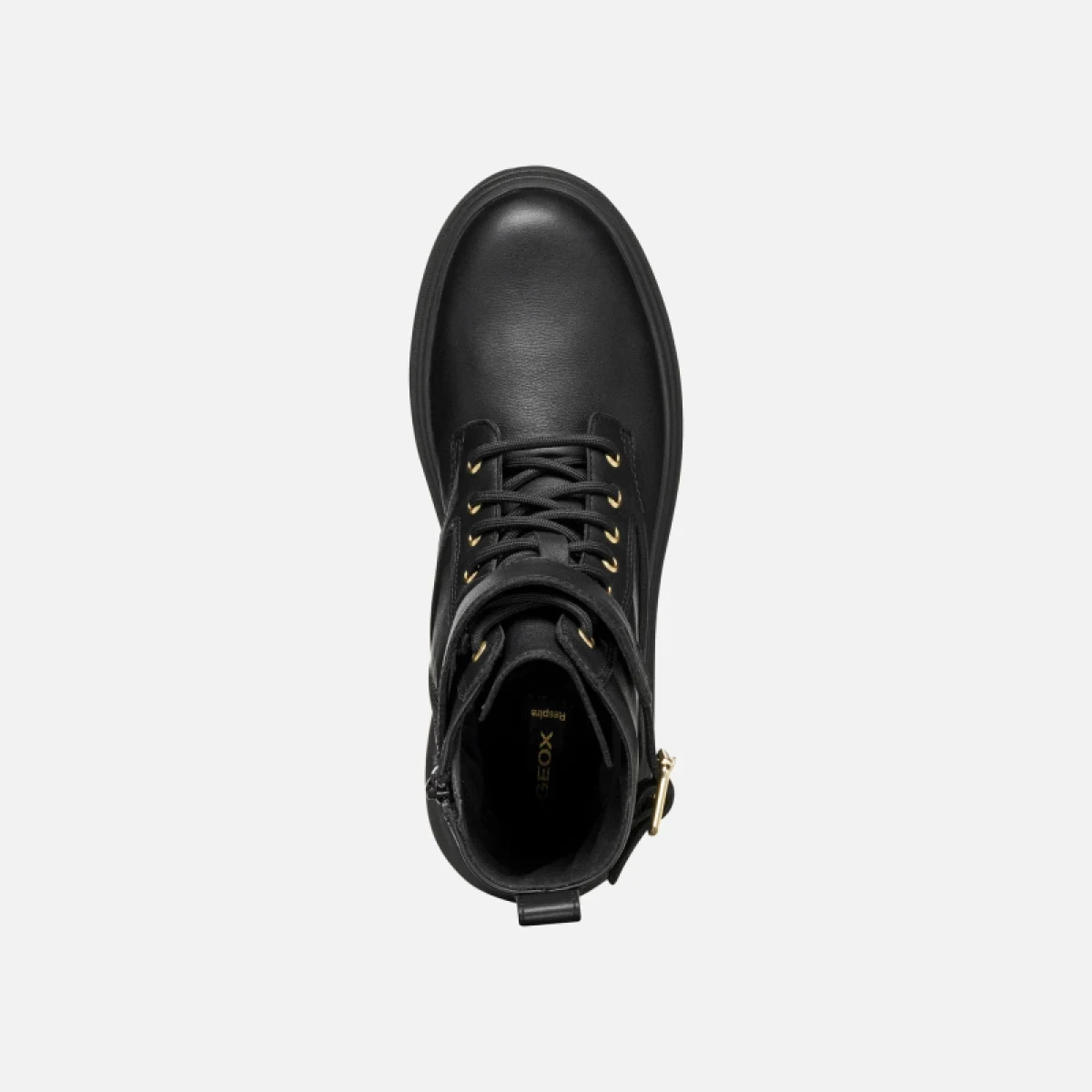 Dámske členkové zimné topánky GEOX Lamidie + Grip ABX W black · záber 4