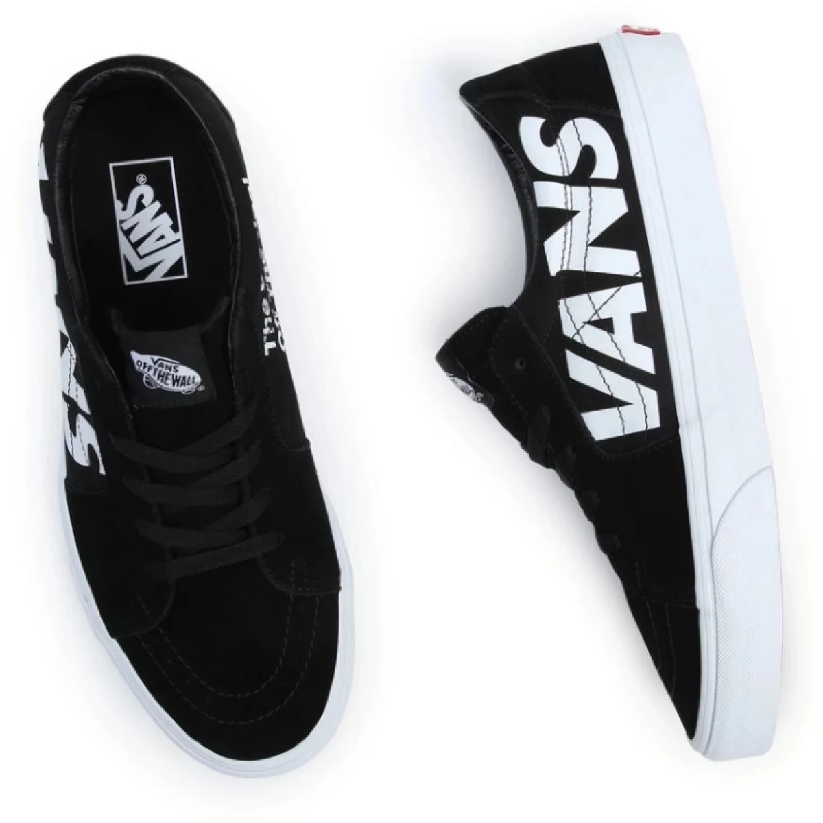 Pánská vycházková obuv VANS UA SK8-Low hi-def black white · záber 4