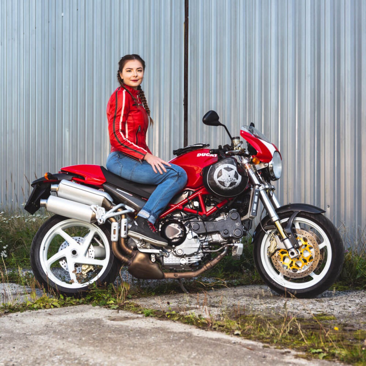 Dámske moto jeansy W-TEC Panimali - Veľkosť: XXL | Farba: Čierna · záber 4