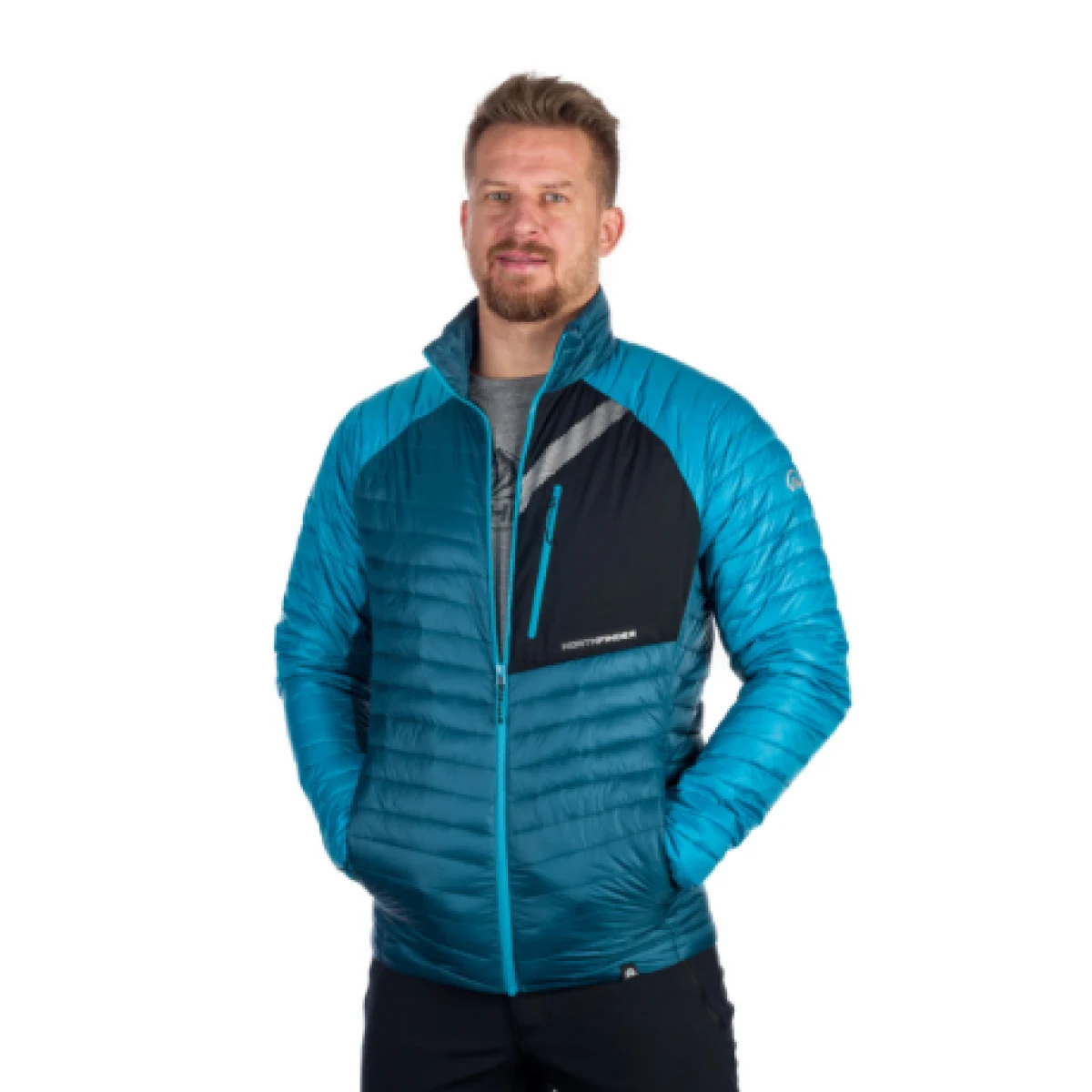 Pánská turistická bunda NORTHFINDER WILLARD-526-inkblue · záber 1
