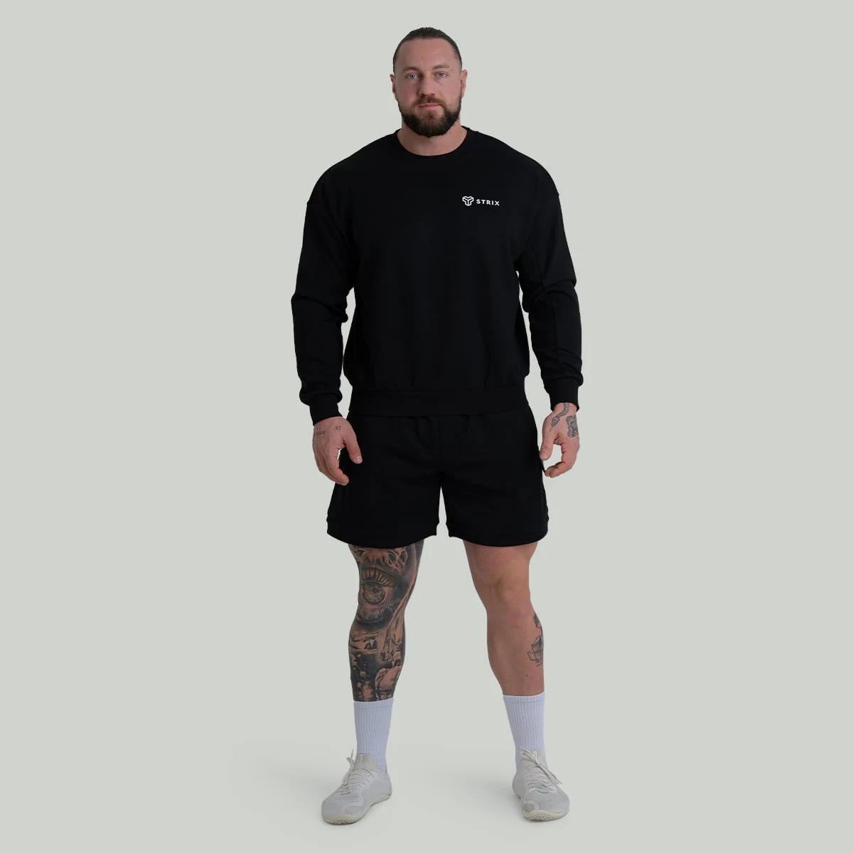 STRIX Mikina Relaxed ZOA Black - Velikost: S | Barva: Čierna | Hmotnost: 0,5198 kg | Balení: 35 · záber 5