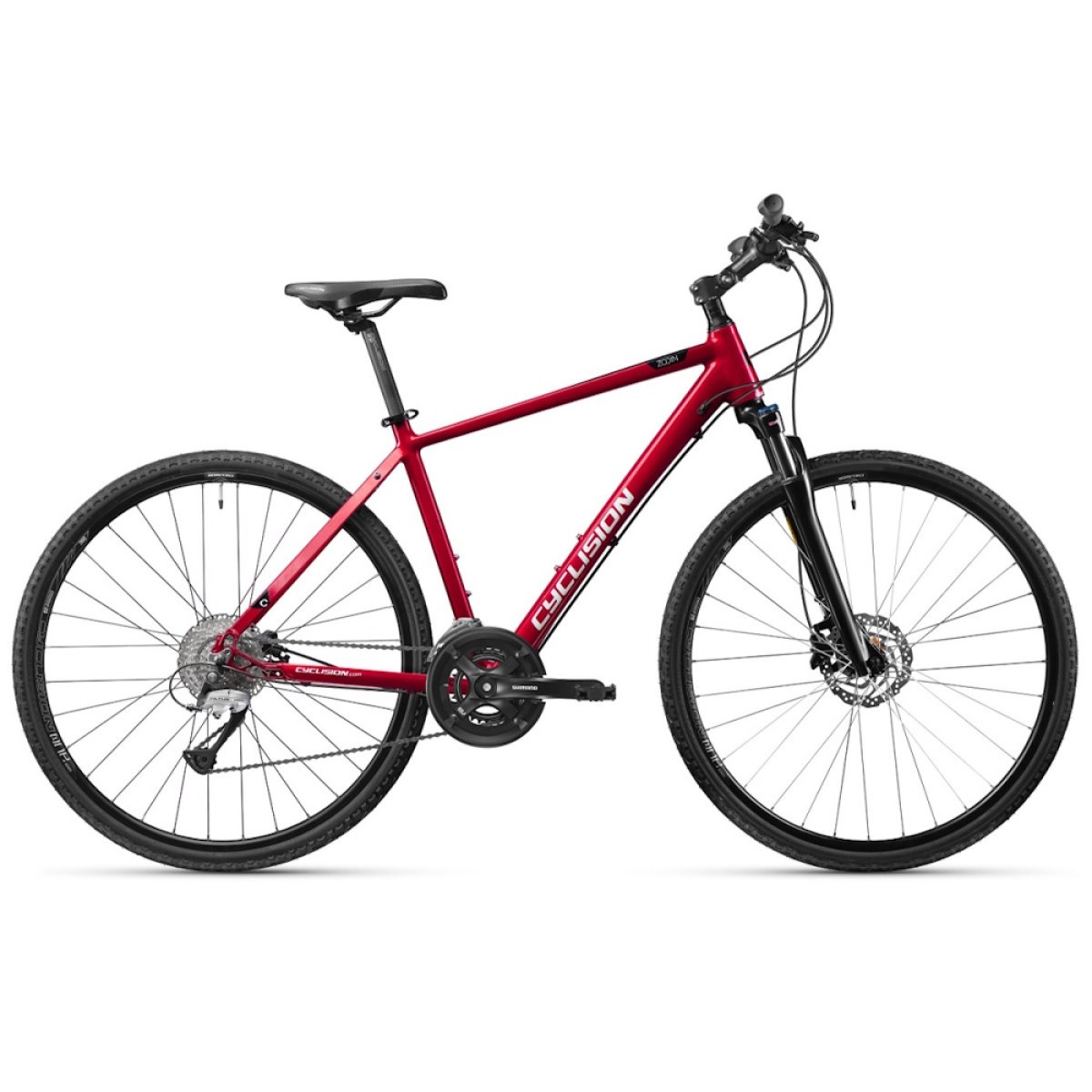 Cyclision Zodin 3 MK-II 28" - model 2024 Midnight Lime - M/S (17", 150-170 cm) · záber 5