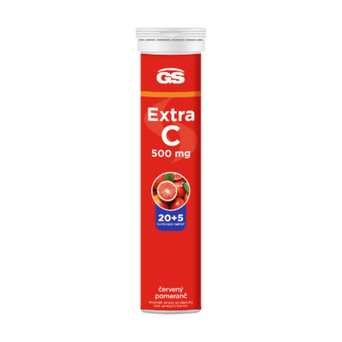 GS Extra C 500 mg červený pomaranč 25 tabliet · záber 1