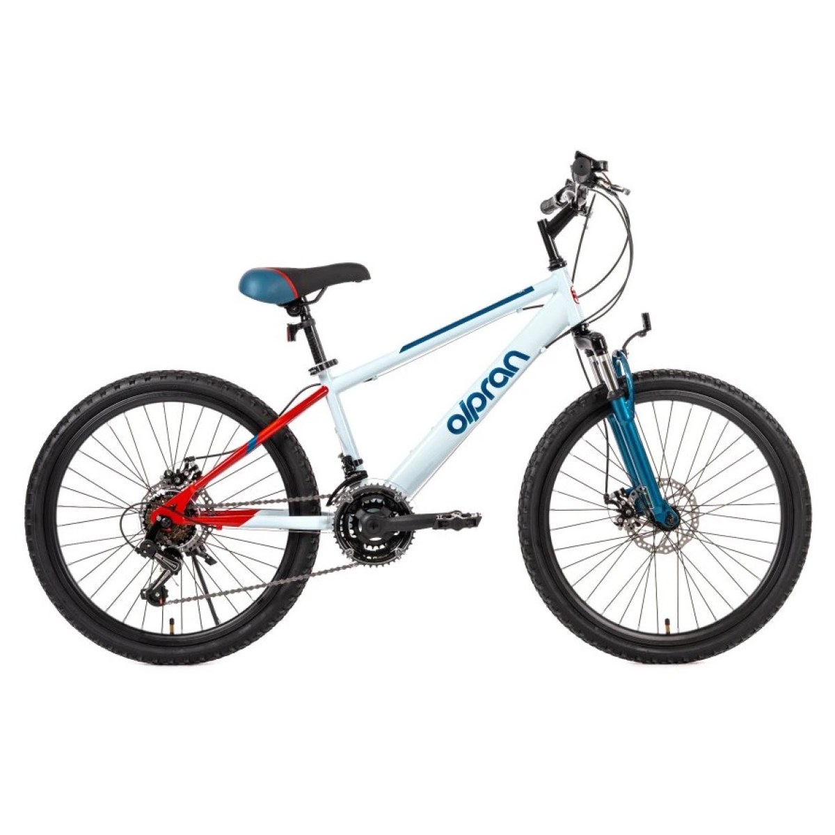 Olpran Gryllus ALU 24" - model 2026 žltá/zelená - 15" (135-155 cm) · záber 2