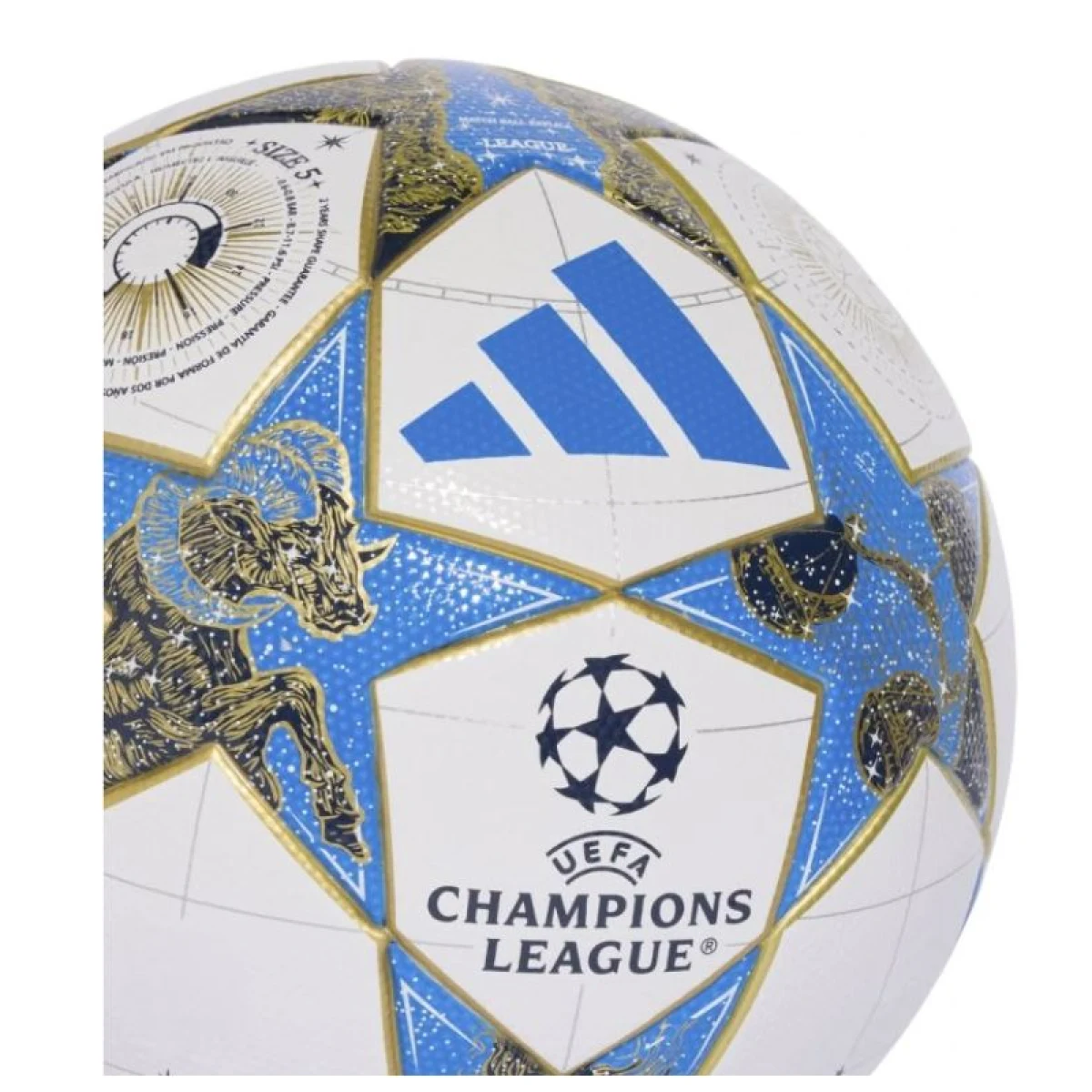 Futbalová lopta ADIDAS UCL LGE WHITE DKBLUE PANTON · záber 3