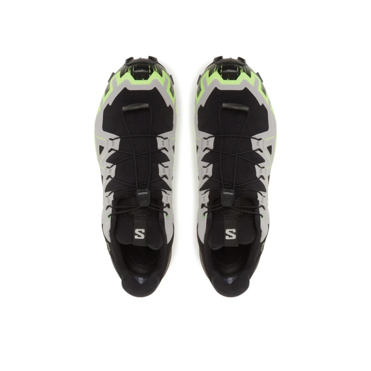 Pánská běžecká trailová obuv SALOMON Speedcross 6 GTX M black alloy green gecko · záber 3