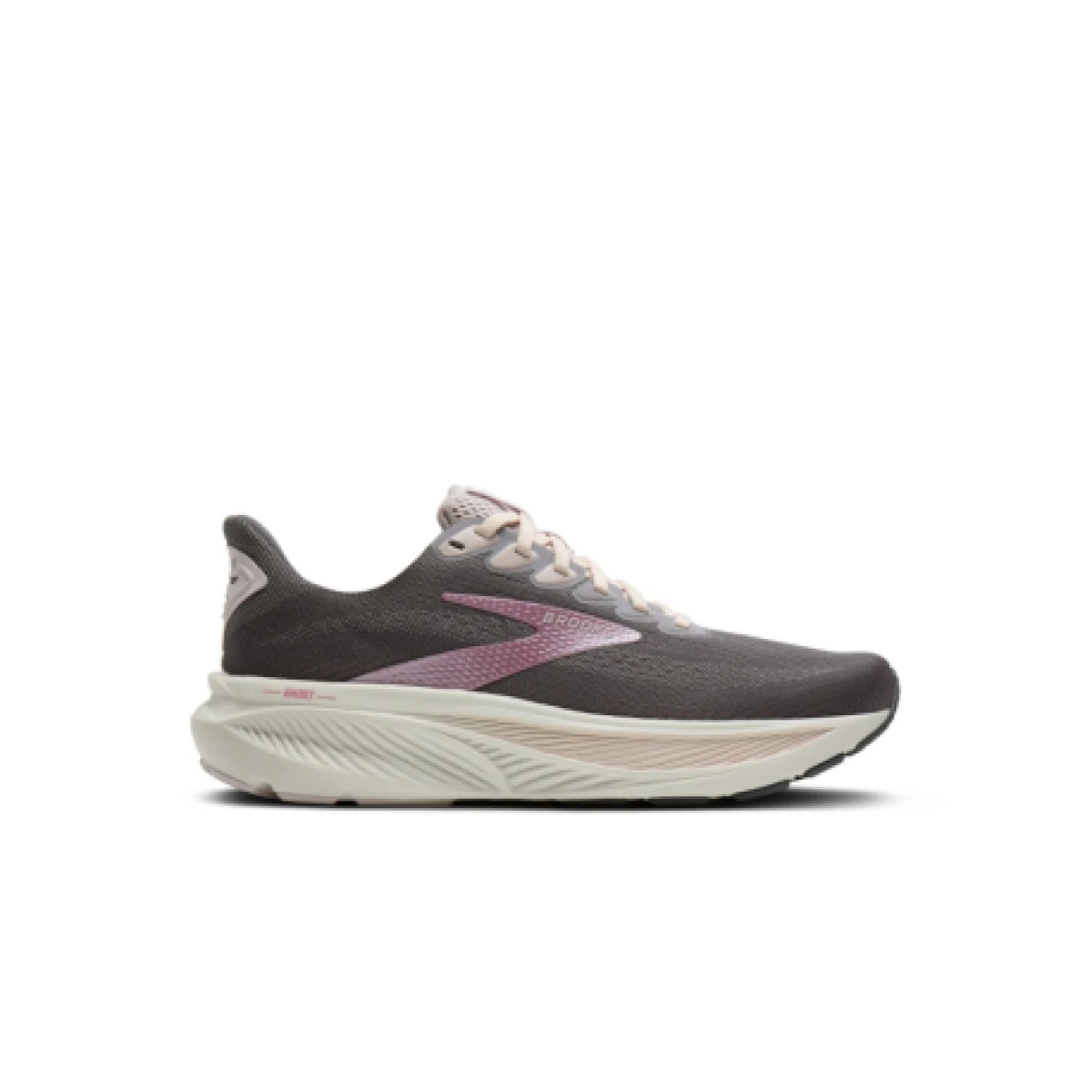 Dámska bežecká obuv BROOKS Ghost 17 W poppy seed pink bluewash · záber 1