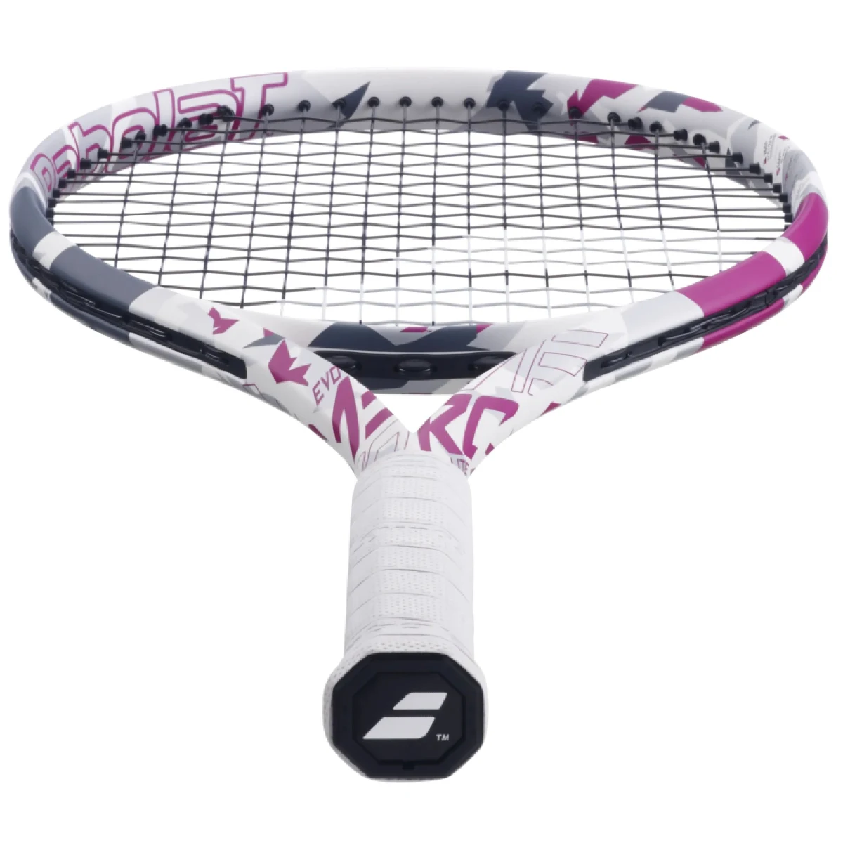 Tenisová raketa pro pokročilé BABOLAT EVO AERO LITE PINK STRUNG CV · záber 4