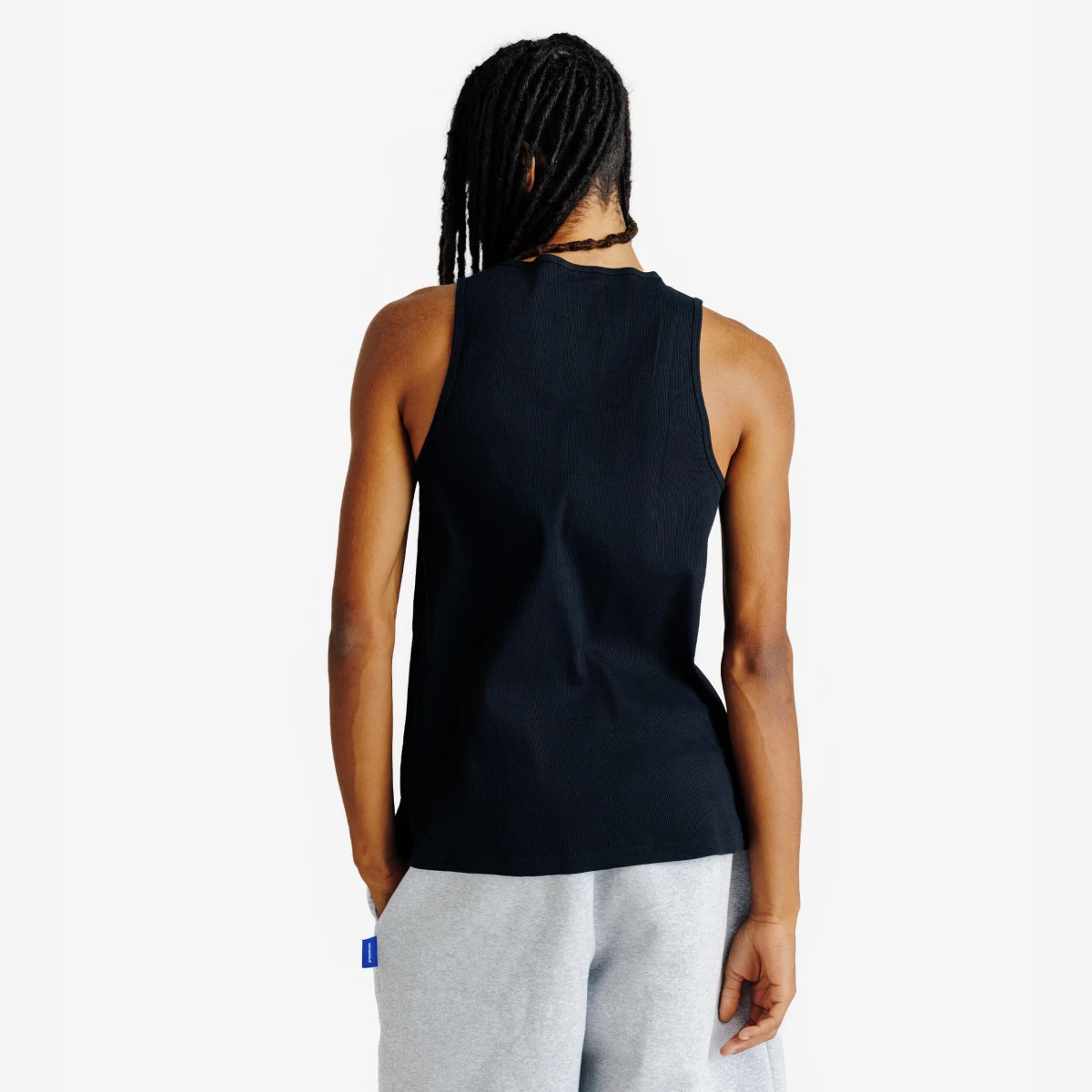 DECATHLON Pánske rebrované tielko Elementals čierne XS · záber 2