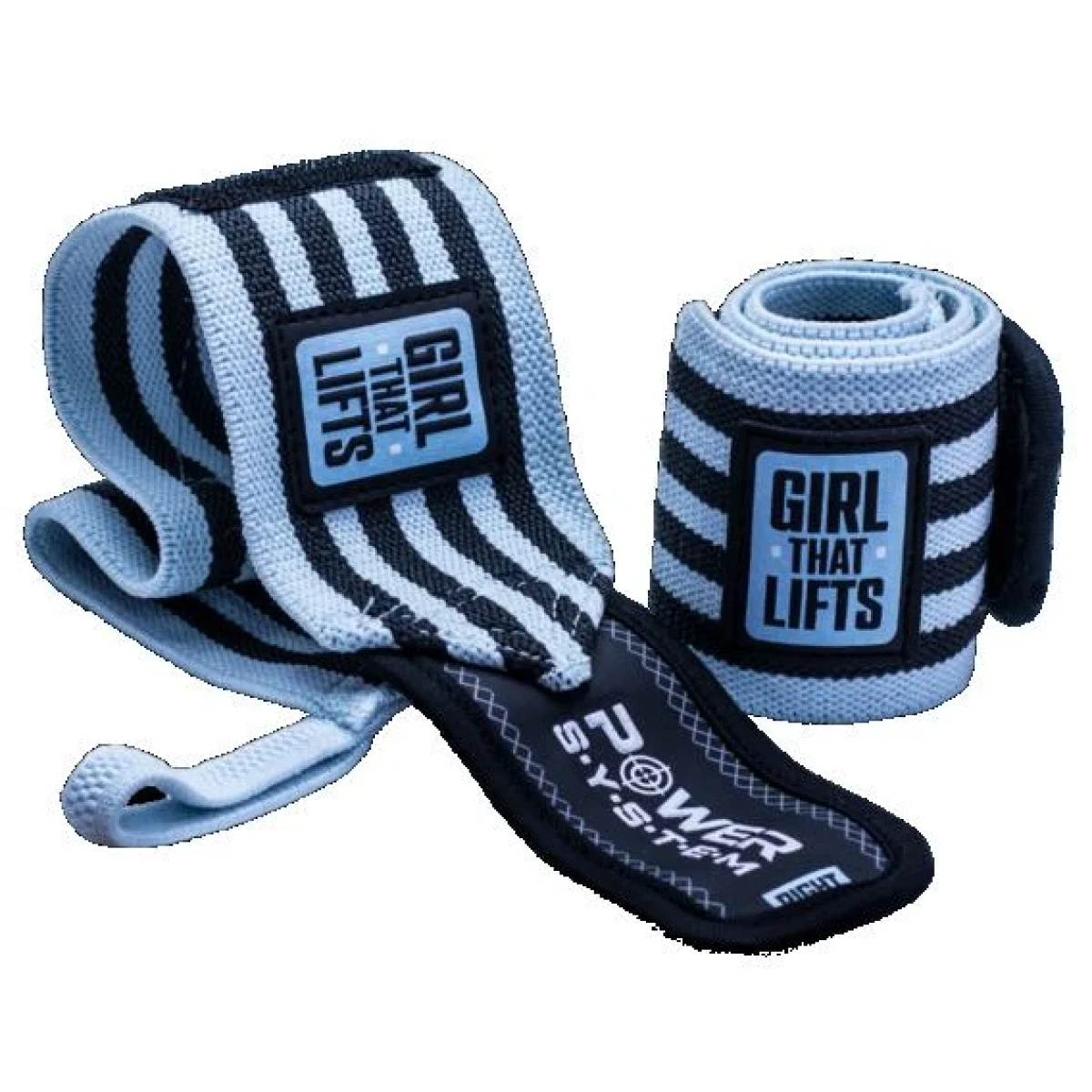 Power System Dámské posilovací bandáže na zápěstí Wrist Wraps GTL 3510 - Barva: ružová · záber 1