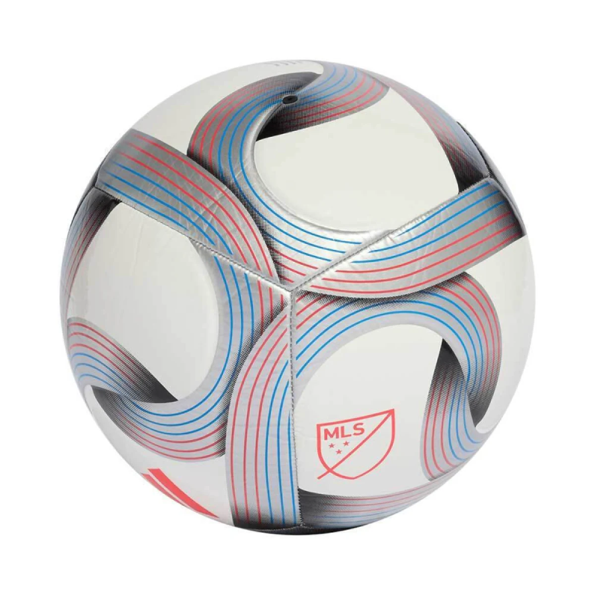 Futbalová lopta ADIDAS MLS CLB WHITE GLOBLU LUCRED · záber 2