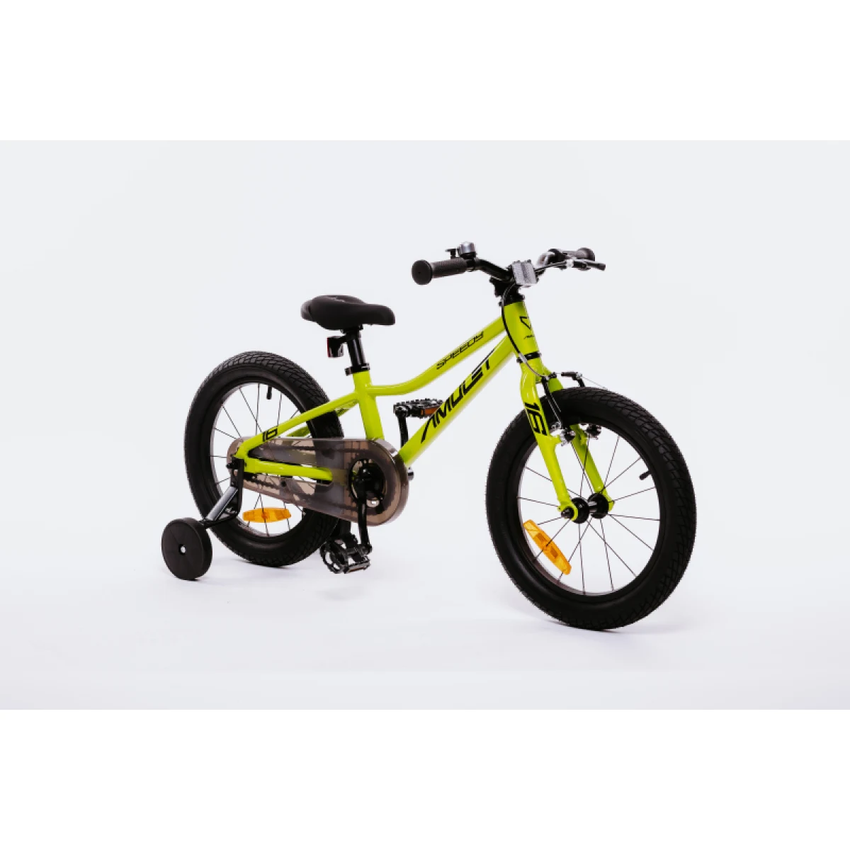 Dětské horské kolo AMULET 16 Speedy, fluo yellow black · záber 3