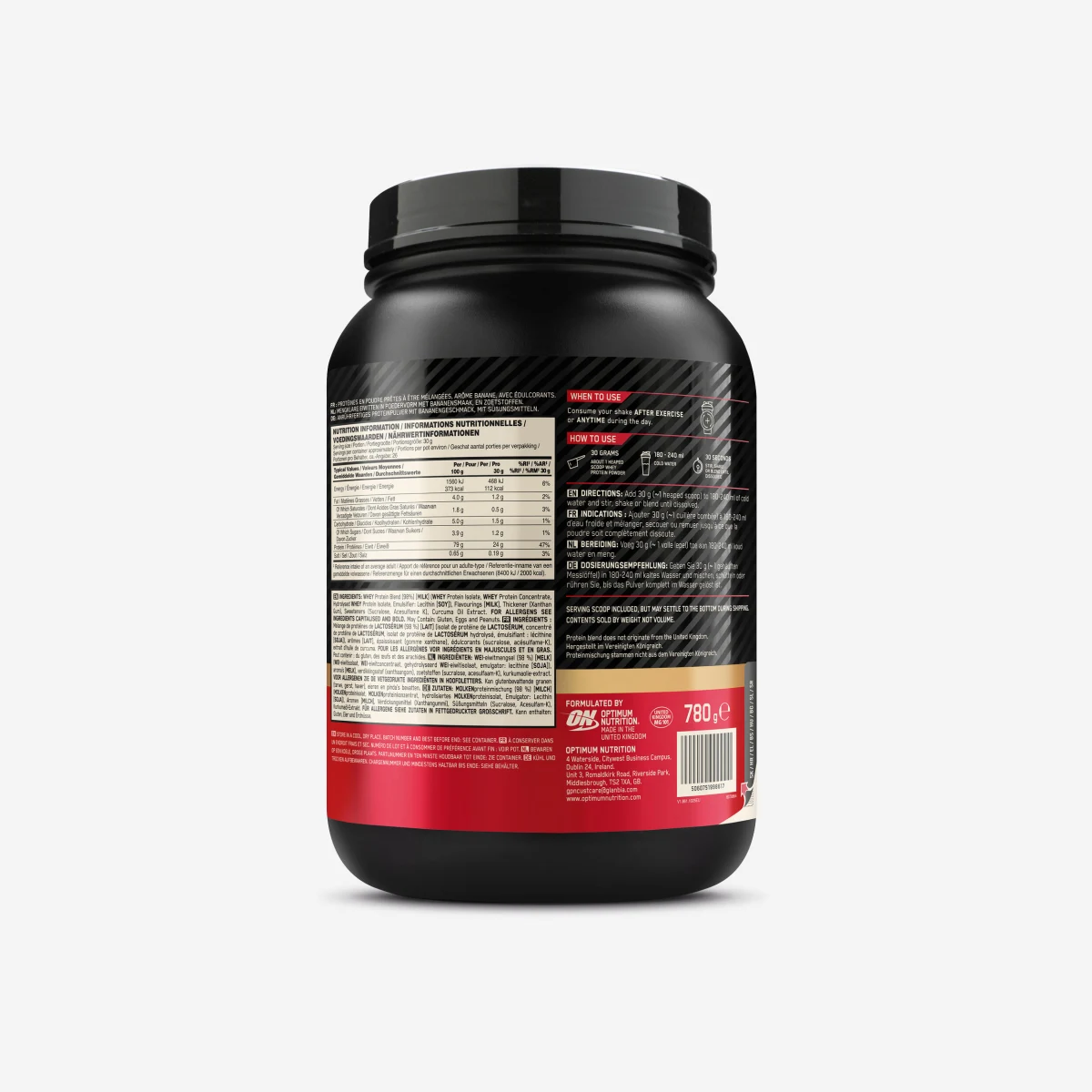 Optimum Nutrition 100 Whey Gold Standard banánový krém · záber 3