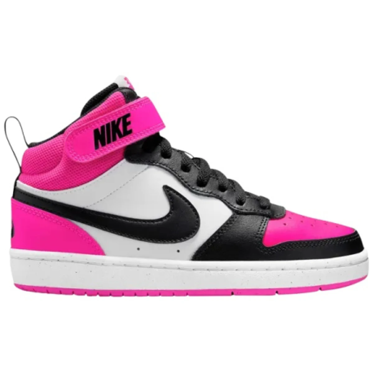 Dívčí vycházková obuv NIKE Court Borough Mid 2 Jr white black fierce pink · záber 1