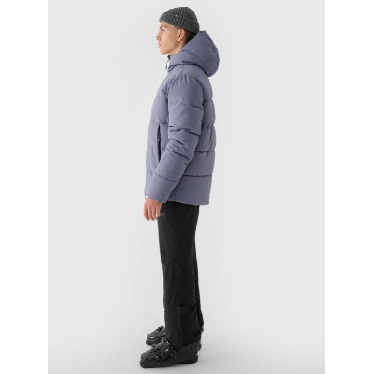 Pánská lyžařská bunda 4F TECHNICAL JACKET-WAW24TTJAM580-32S-DENIM · záber 5