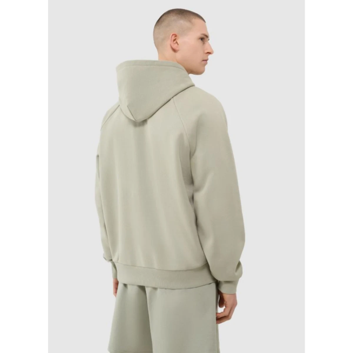 Mikina s kapucí 4F SWEATSHIRT U1547-44S-OLIVE · záber 3