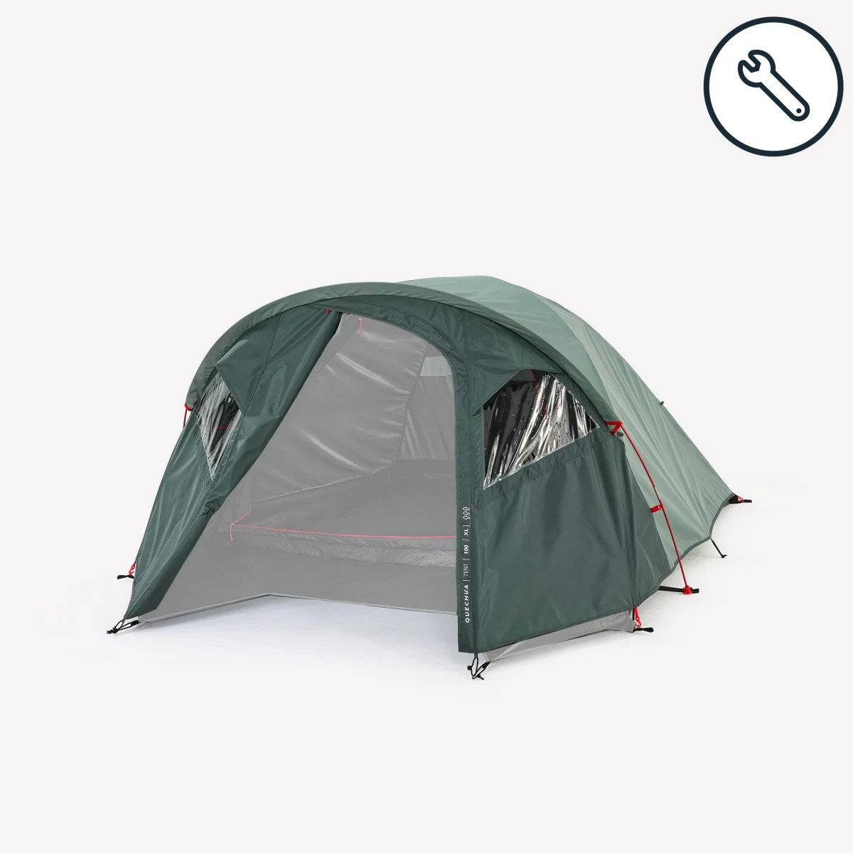 QUECHUA Vonkajší plášť stanu MH100 XL pre 3 osoby bez · záber 1