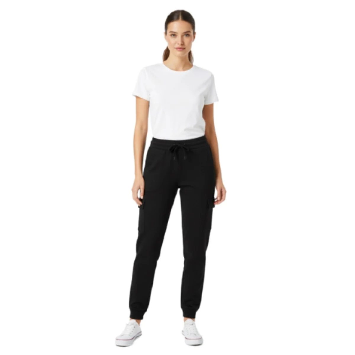 Dámské tepláky VOLCANO N-KIMBRA-700-BLACK · záber 1