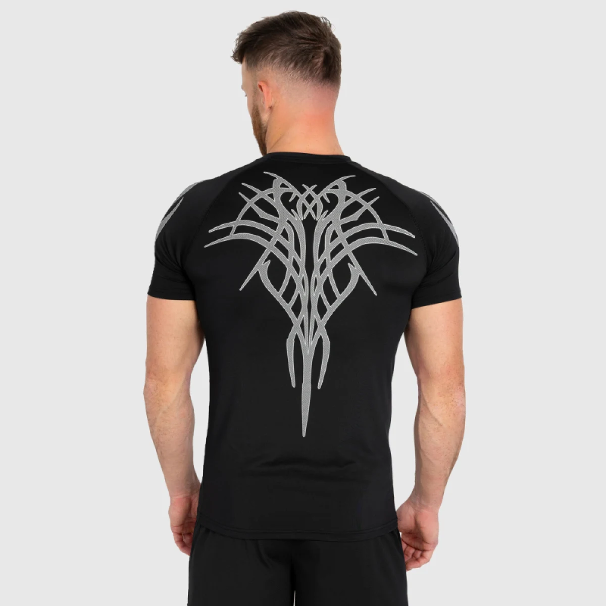 Férfi sportpóló Iron Aesthetics Titan, fekete · záber 2