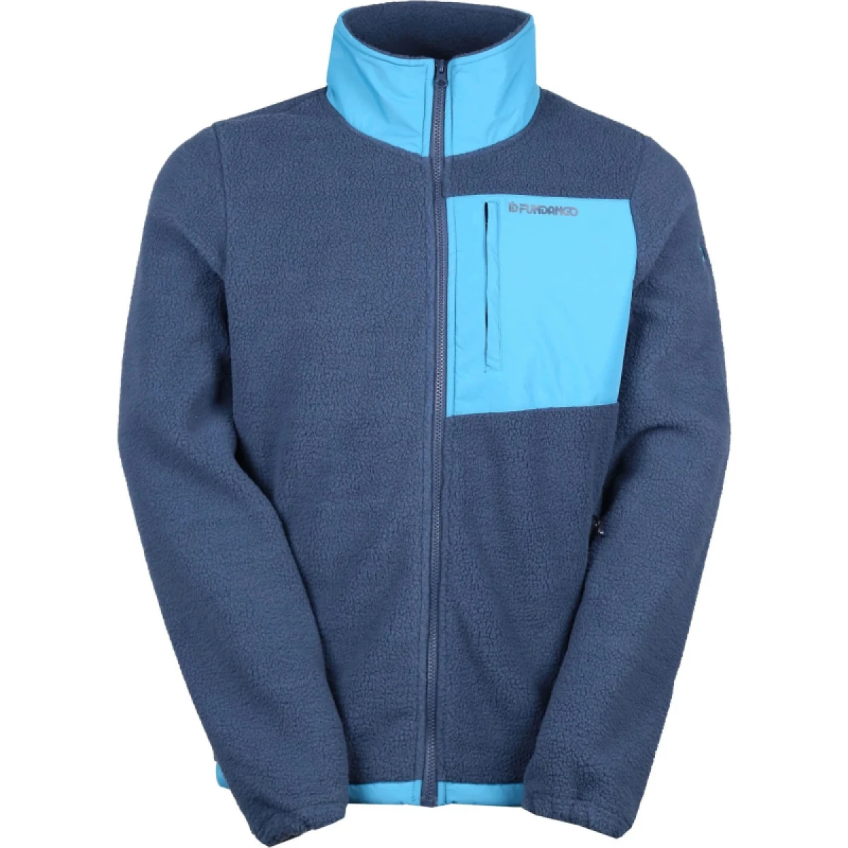 Pánská turistická mikina se zipem FUNDANGO Haven Hybrid Jacket-486-patriot blue · záber 4