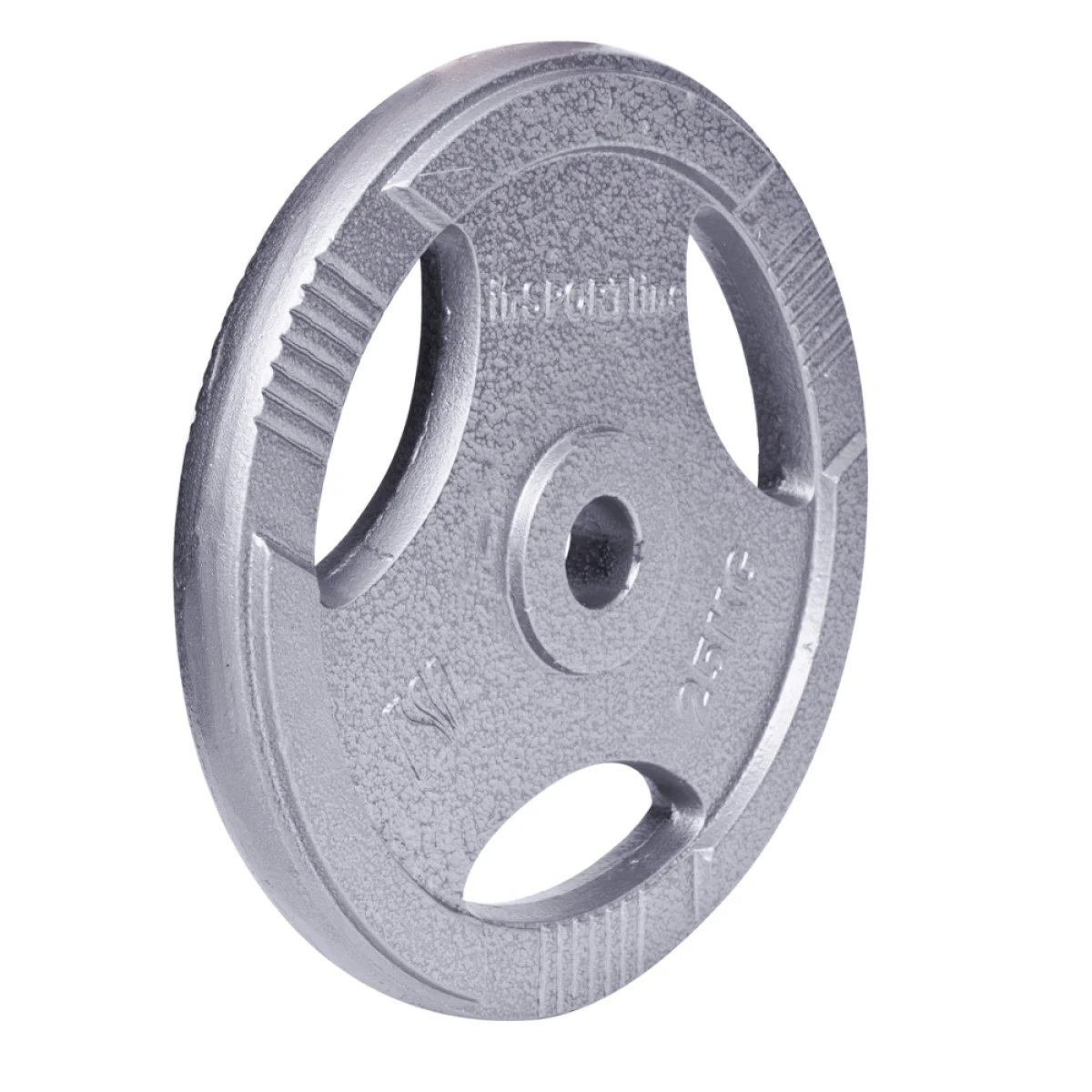 Liatinový kotúč inSPORTline Hamerton 25 kg 30 mm · záber 10