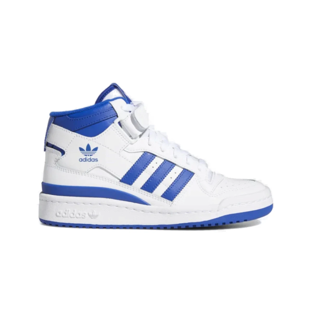 Chlapecká vycházková obuv ADIDAS ORIGINALS Forum Mid cloud white royal blue cloud white · záber 2