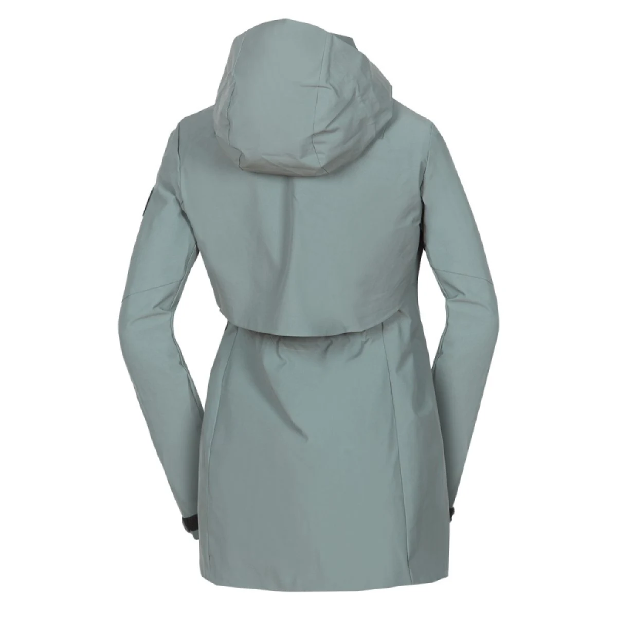 Dámska turistická softshellová bunda s kapucňou NORTHFINDER YULIANA-263greengrey · záber 4