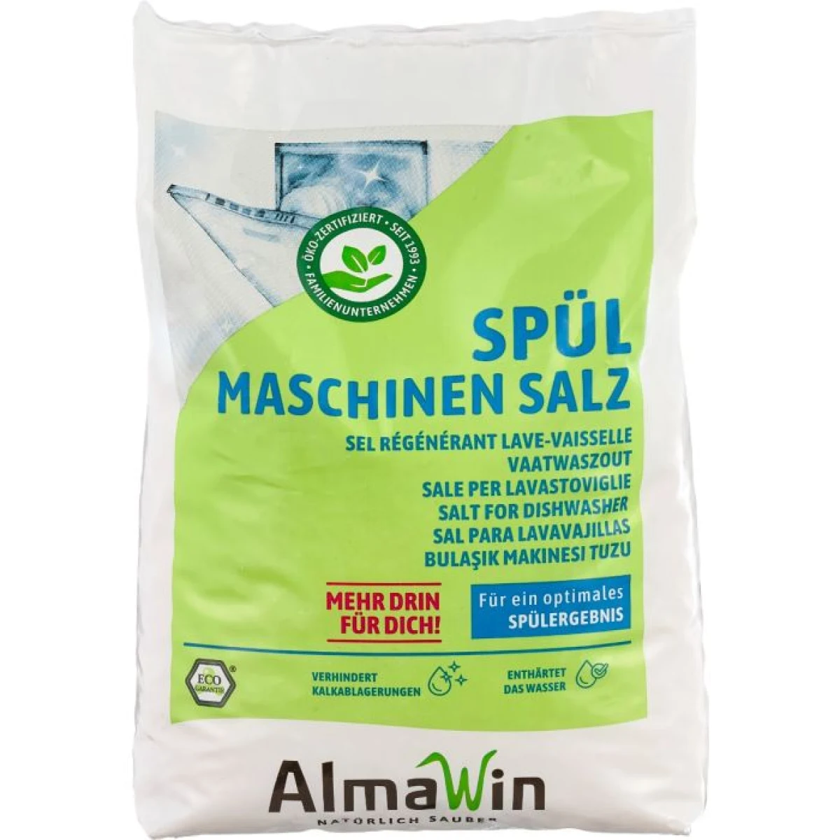 AlmaWin Soľ do umývačky riadu - 2 kg · záber 1