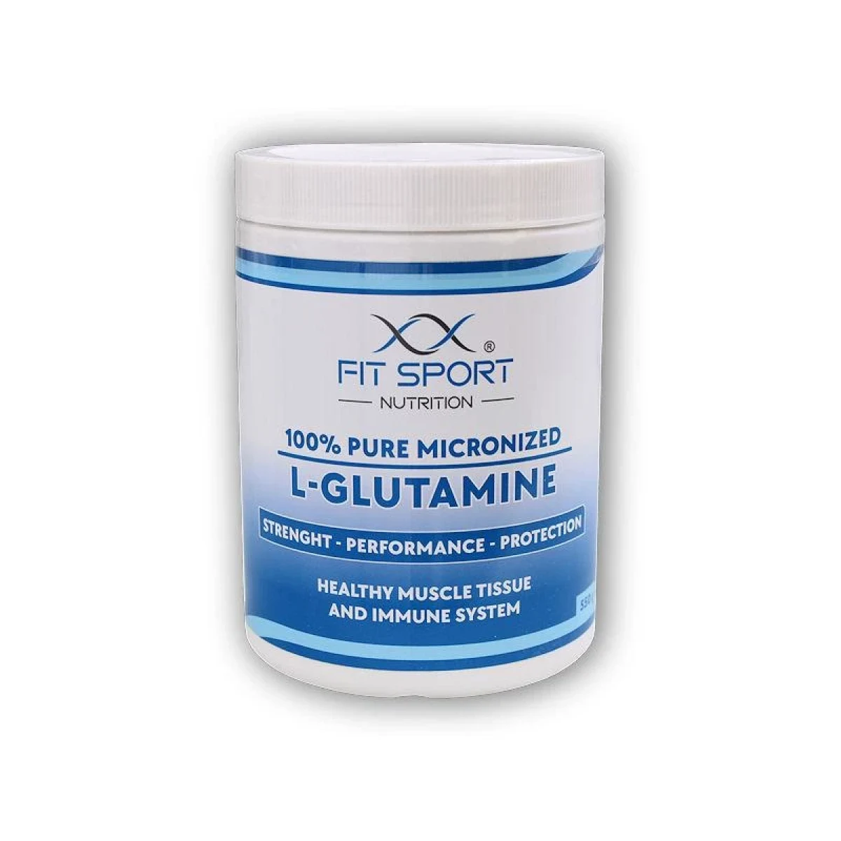 FitSport Nutrition 100% Pure Micronized L-Glutamine 550g · záber 1
