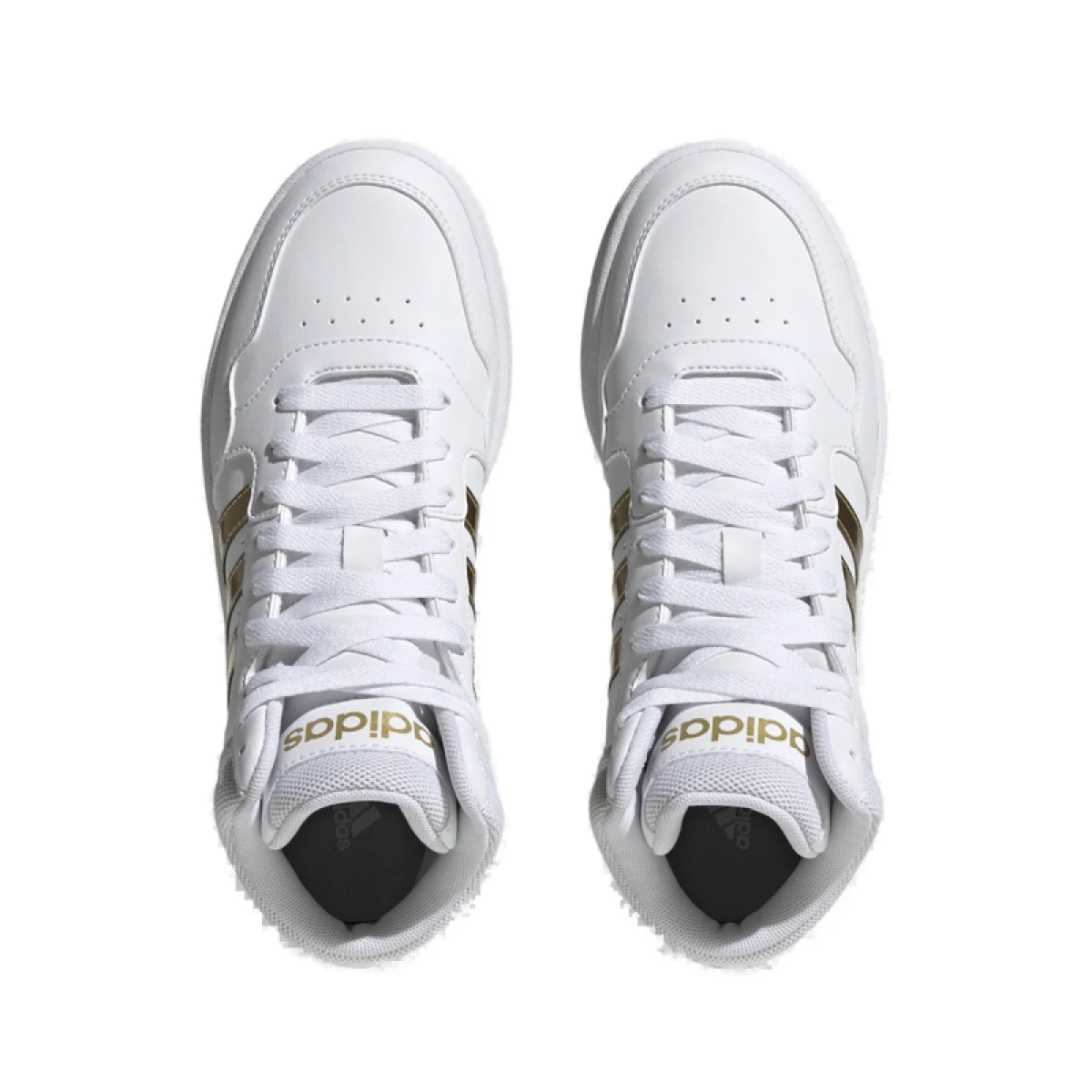 Dámská rekreační obuv ADIDAS Hoops 3.0 Mid cloud white cloud white grey two · záber 3