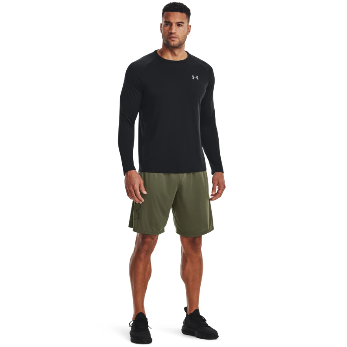 Pánské tréninkové kraťasy UNDER ARMOUR UA TECH GRAPHIC SHORT-GRN · záber 3