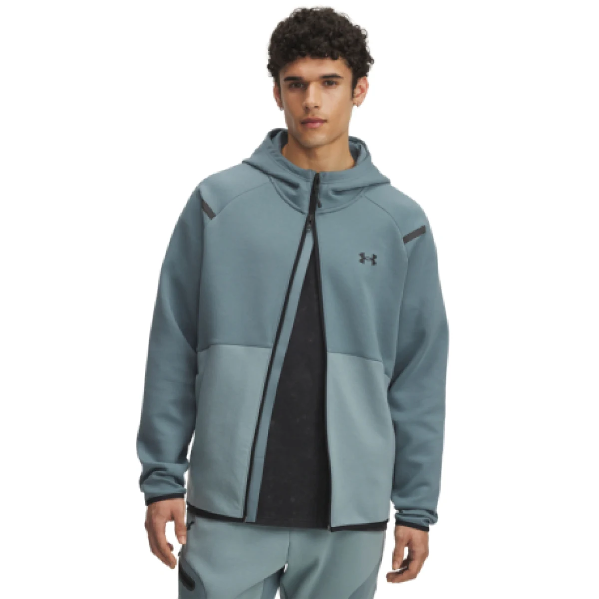 Pánská zateplená mikina se zipem UNDER ARMOUR UA Unstoppable Flc FZ HD EU · záber 1