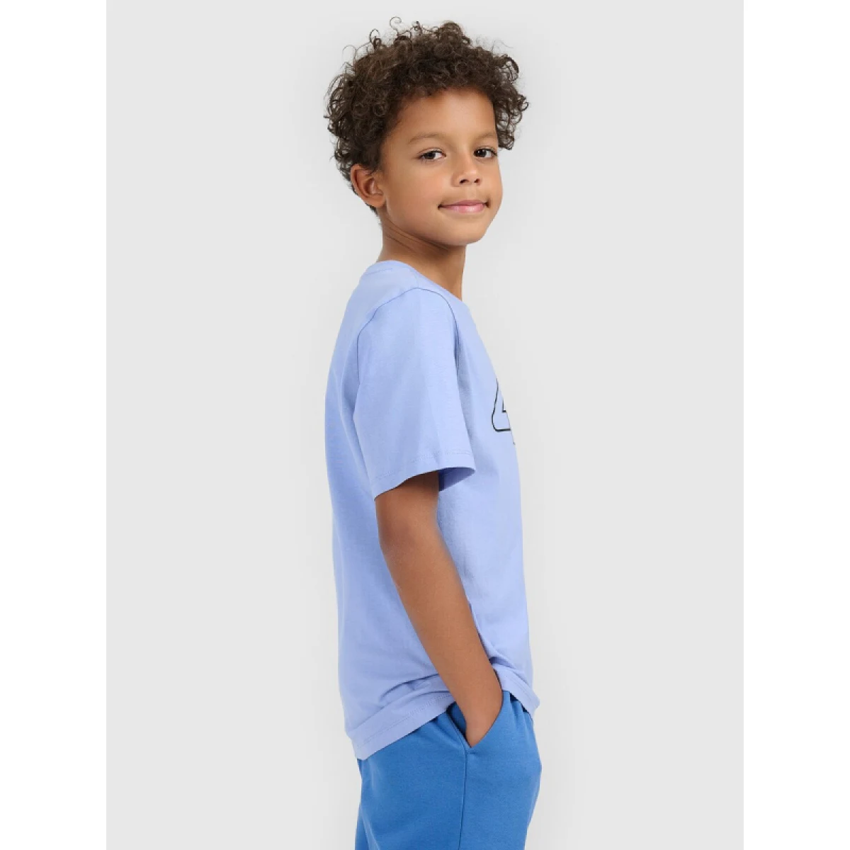 Chlapčenské tričko s krátkym rukávom 4F JUNIOR TSHIRT M3007-33S-BLUE · záber 3