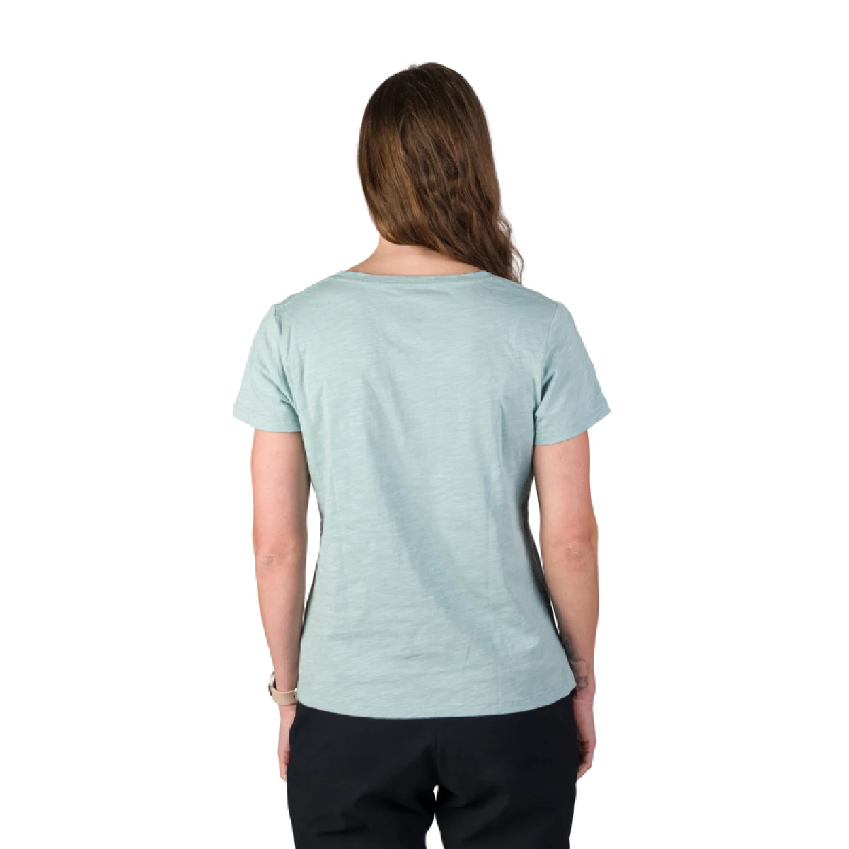 Dámske turistické tričko s krátkym rukávom NORTHFINDER HELENA-368skyblue · záber 5