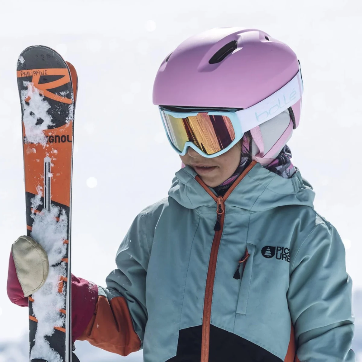 Juniorská lyžiarska prilba BOLLE Atmos Youth-Pink Matte - Veľkosť: 2600 | Hmotnosť: 2600 g · záber 2