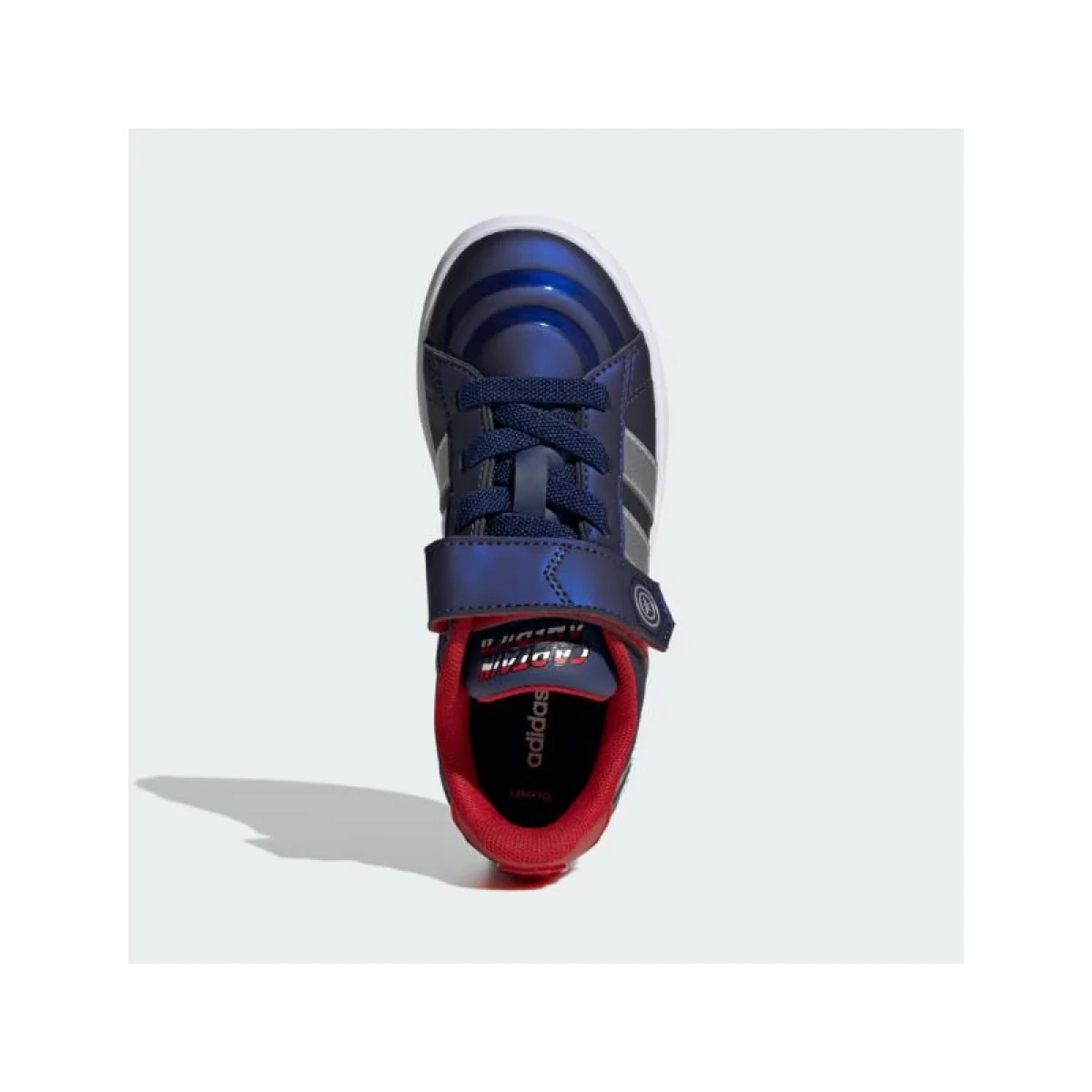 Chlapčenská rekreačná obuv ADIDAS Grand Court Captain America K dark blue matte silver better scarlet · záber 5
