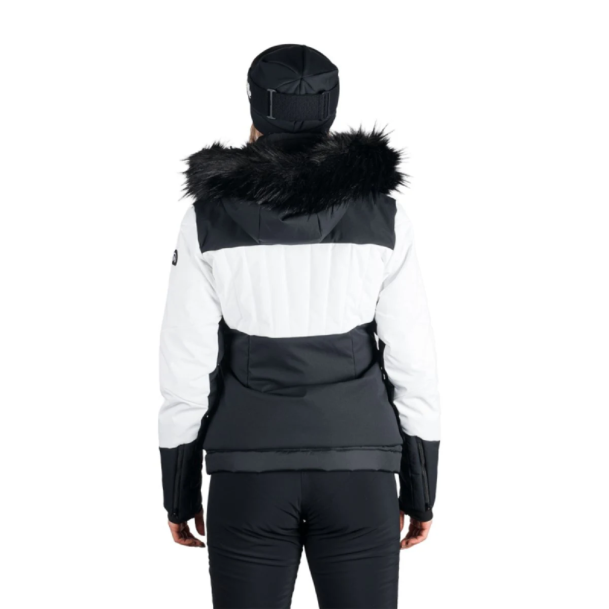 Dámská lyžařská bunda NORTHFINDER TAYLER-212whiteblack · záber 5
